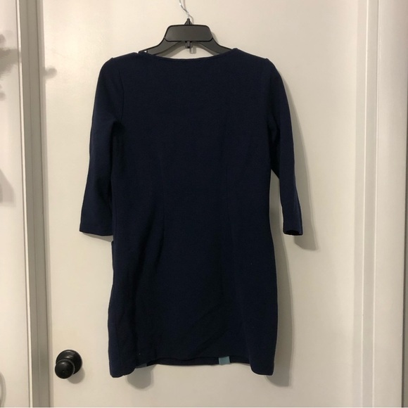 Boden 3/4 Sleeve Navy‎ Blue Scoop Neck Dress 6P - Picture 5 of 5